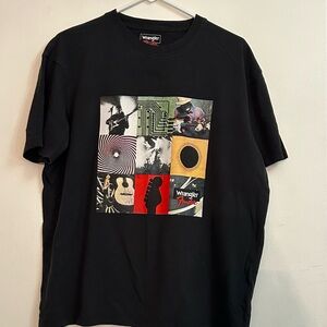 Wrangler Black Short Sleeve Graphic Tee
